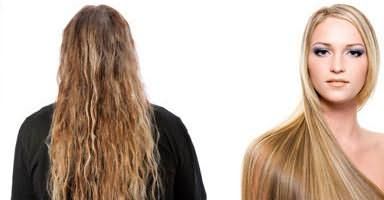 как делают кератиновое выпрямление волос