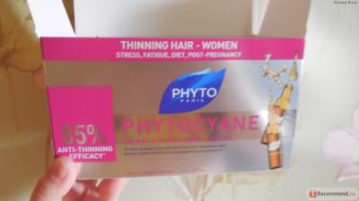 Ампулы против выпадения волос Phyto Phytoсyane фото
