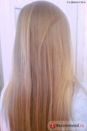 Мои волосы после масла, шампуня и бальзама)))