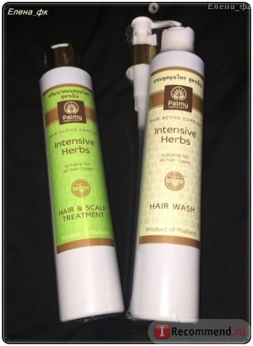 Бальзам для роста волос Palmy Hair Active Complex Intensive Herbs Hair&Scalp Treatment фото