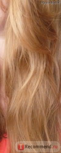 Волосы после ПЯТИ применений SUNkiss, волосы полностью высохли и пришли в своё естественное состояние. Фото у окна чуть крупнее.