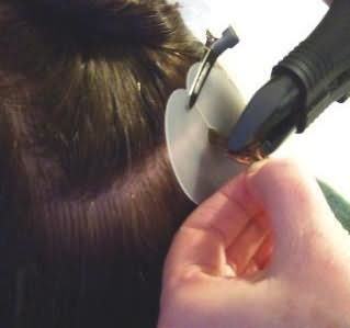 Горячее наращивание волос 3