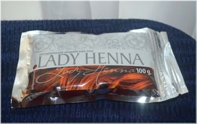 Натуральная индийская хна для волос Lady Henna фото