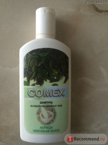 Натуральный шампунь Biofarma Comex из индийских целебных трав фото