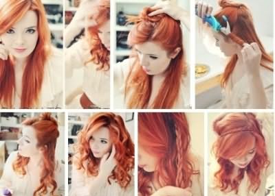 Фото-инструкция: как сделать прическу из накрученных волос - легко и быстро.