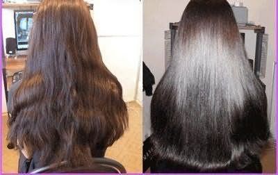 Фото волос до и после применения масок из касторового масла