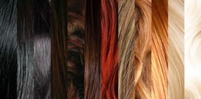 Разные цвета волос