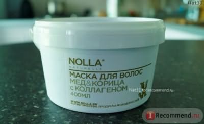 коллагеновая маска для волос NOLLA Мёд & Корица