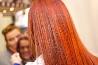 Фото мелирование рыжих волос