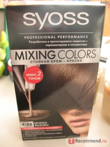 Краска для волос SYOSS Mixing Colors фото