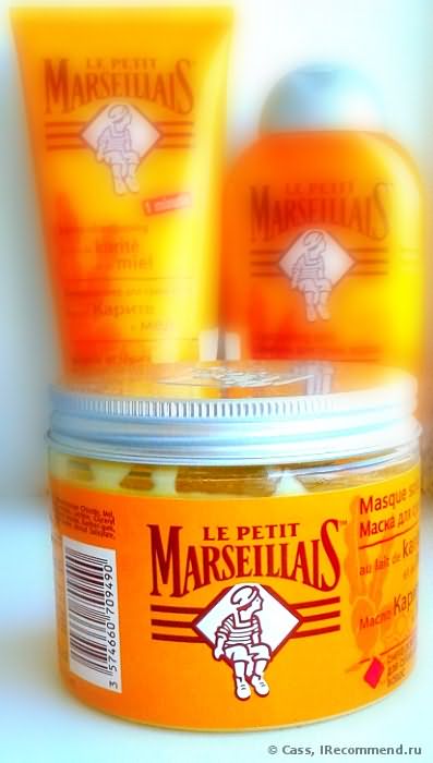 Маска для волос Le Petit Marseillais для сухих волос "Карите и мед" фото