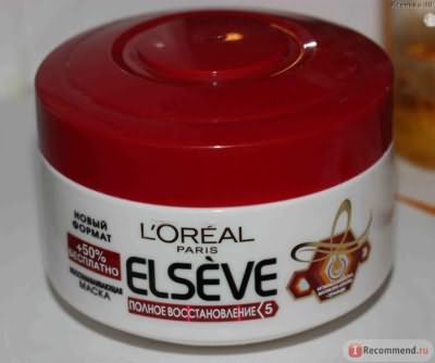 Маска для волос L'OREAL Elseve Комплексное восстановление 5 фото