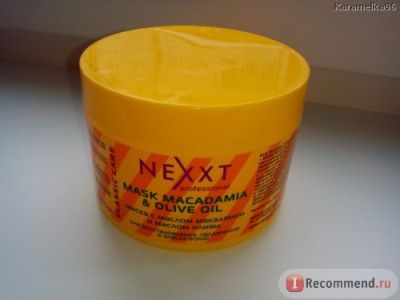 Маска для волос Nexxt professional Mask macadamia&olive oil фото