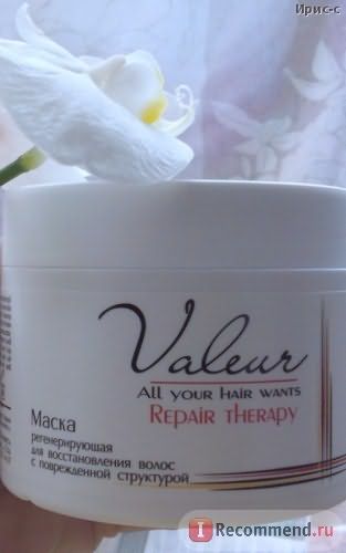 Маска для волос Liv Delano Valeur РЕГЕНЕРИРУЮЩАЯ для восстановления с поврежденной структурой фото