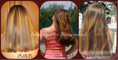 Изменение длинны волос за 5 месяцев