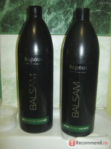 Бальзам для волос Kapous для всех типов с ментолом и маслом камфоры фото