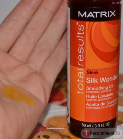 Масло для волос MATRIX Разглаживающее Silk Wonder Sleek фото