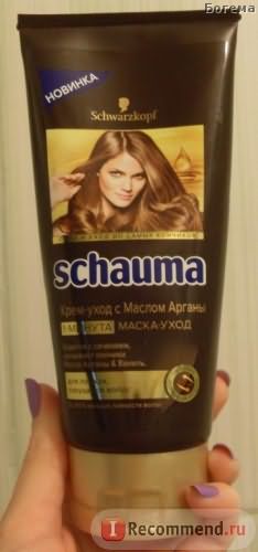 Маска для волос Schauma Крем - уход с маслом Арганы фото