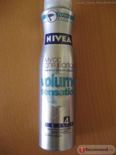 Мусс для волос NIVEA «Эффектный объем» фото