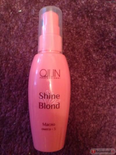 Масло для волос Ollin Shine blond omega-3 фото