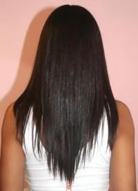 стрижка лисий хвост на длинные волосы 6