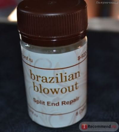 Средство для восстановления секущихся кончиков волос Brazilian Blowout Thermo-Marine Bonding System фото