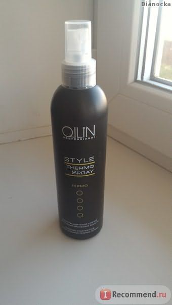 Спрей-термозащита для волос Ollin STYLE THERMO PROTECTIVE HAIR STRAIGHTENING SPRAY Термозащитный для выпрямления фото