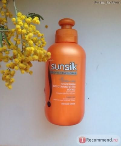 Крем для волос Sunsilk «Программа восстановления волос» фото