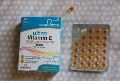 Капсулы витамина Е для внутреннего употребления